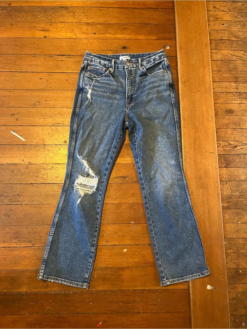 Good American Good Curve Straight Jean 30